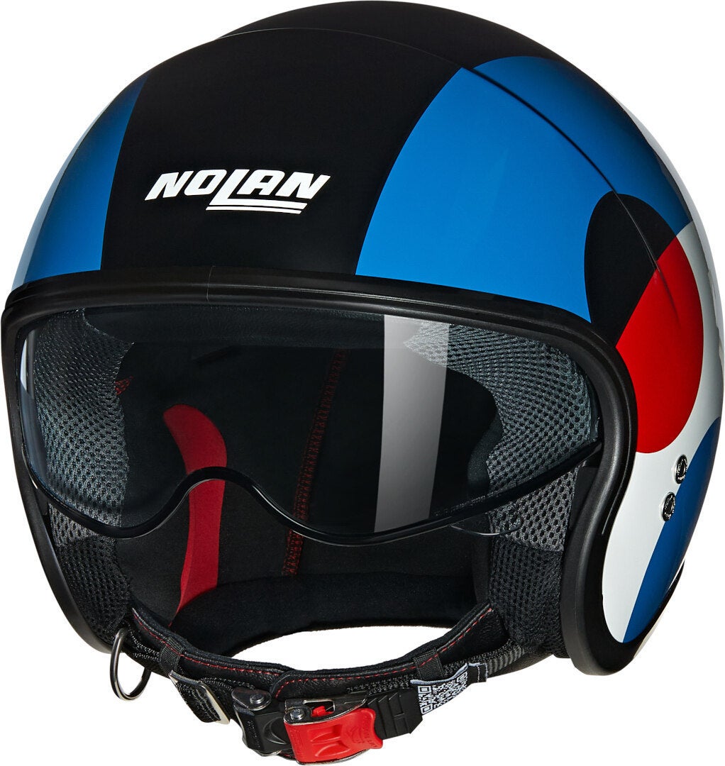 Nolan N21 06 Bicromo Casco Jet nero/rosso/blu L (60) Figura 1