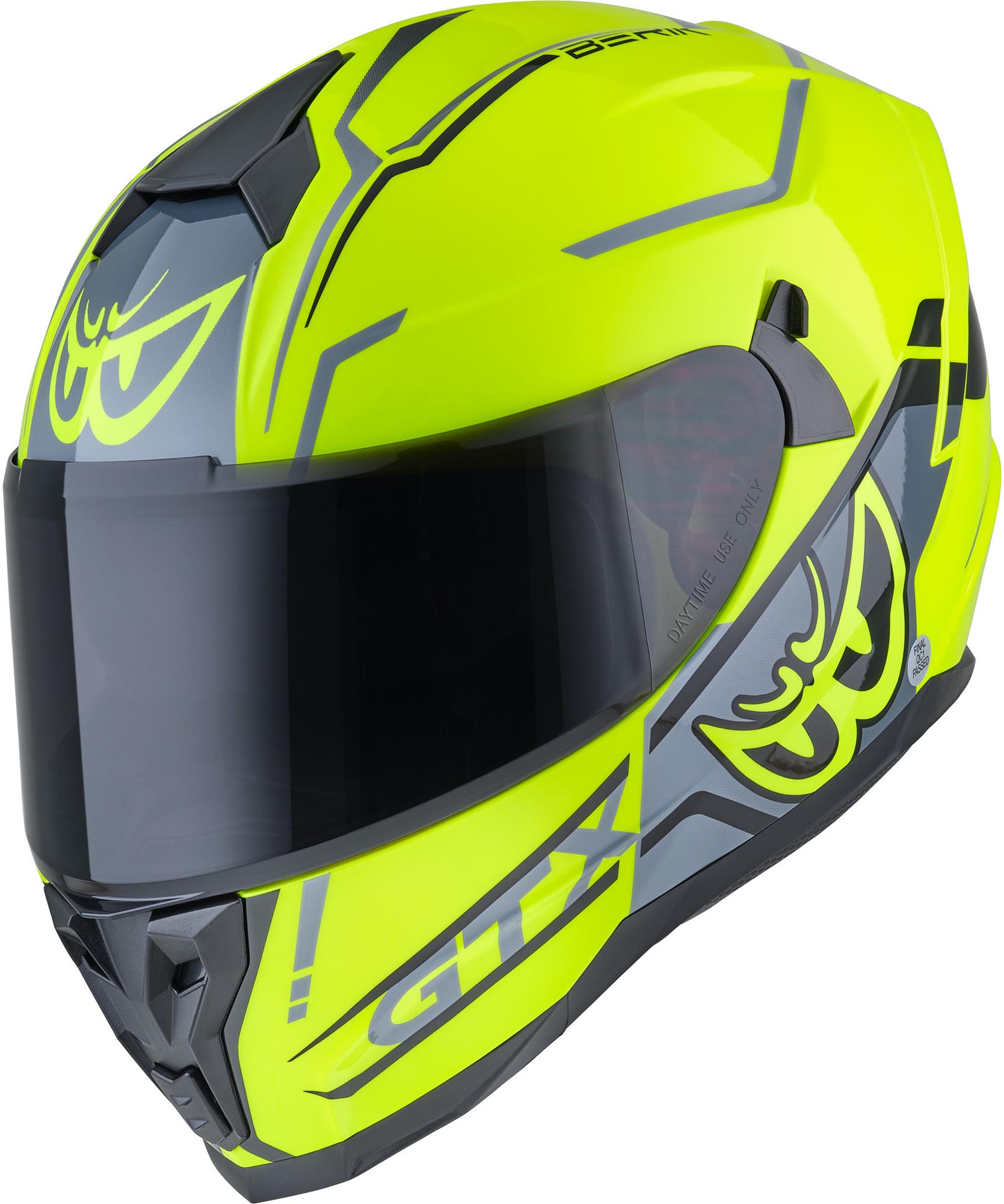 Berik FF869 Arok Helm fluo-gelb/schwarz/grau 2XL Abbildung 2