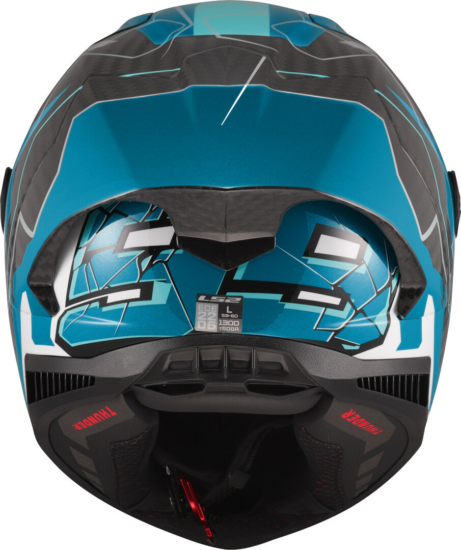 LS2 FF805 Thunder GP Huertas Replica Carbon Casco S (55/56) Figura 4