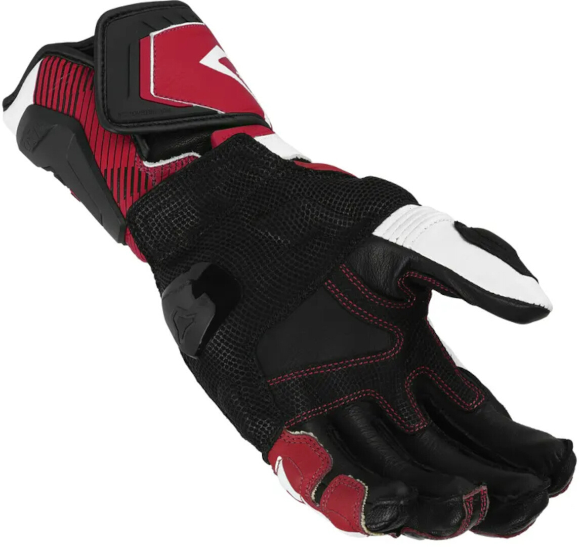 Macna Powertrack 2.0 Motorcycle Gloves black/white/red M Figure 3