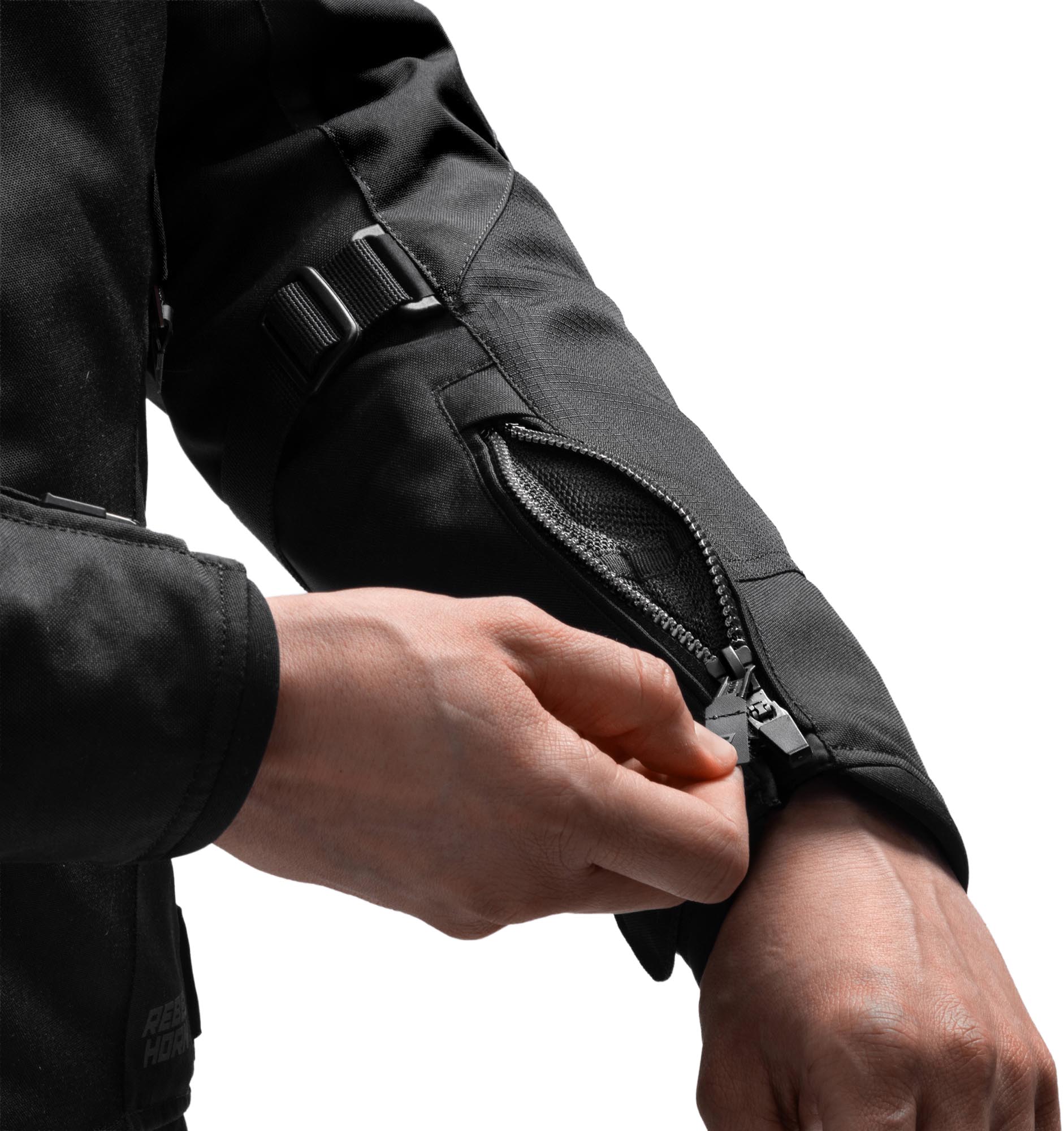 Rebelhorn Swift waterproof Motorcycle Textile Jacket black M Figure 8