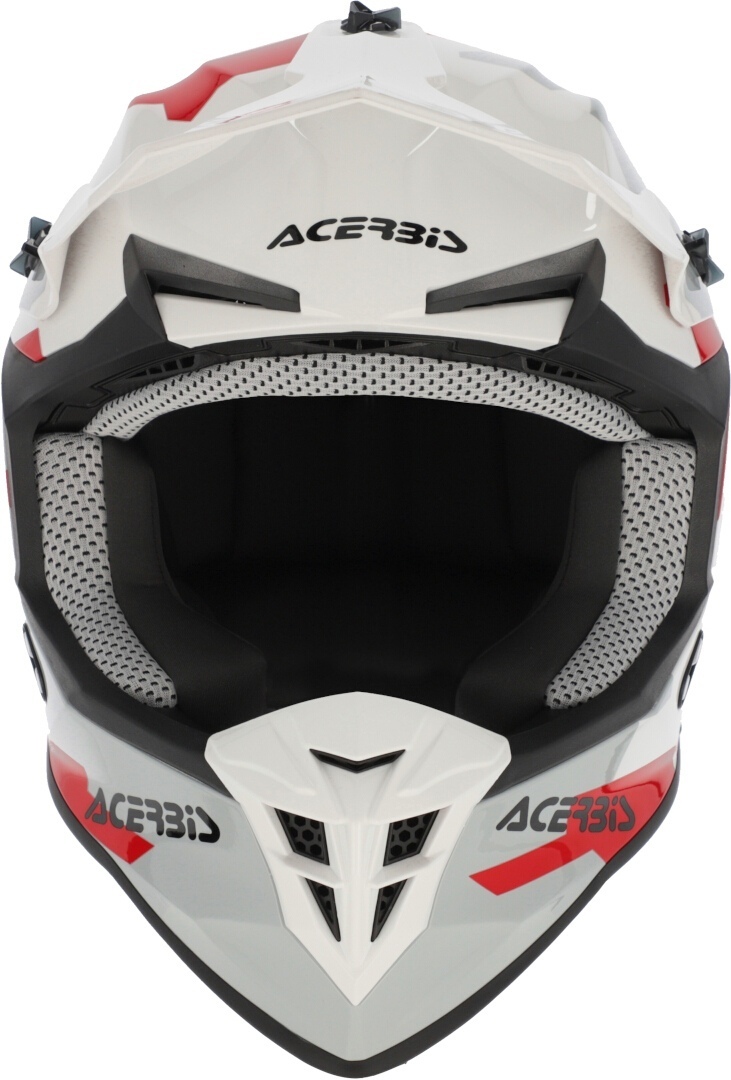Acerbis Linear Graphic Motocross hjälm vit/röd/grå XXL (63/64) Figur 9