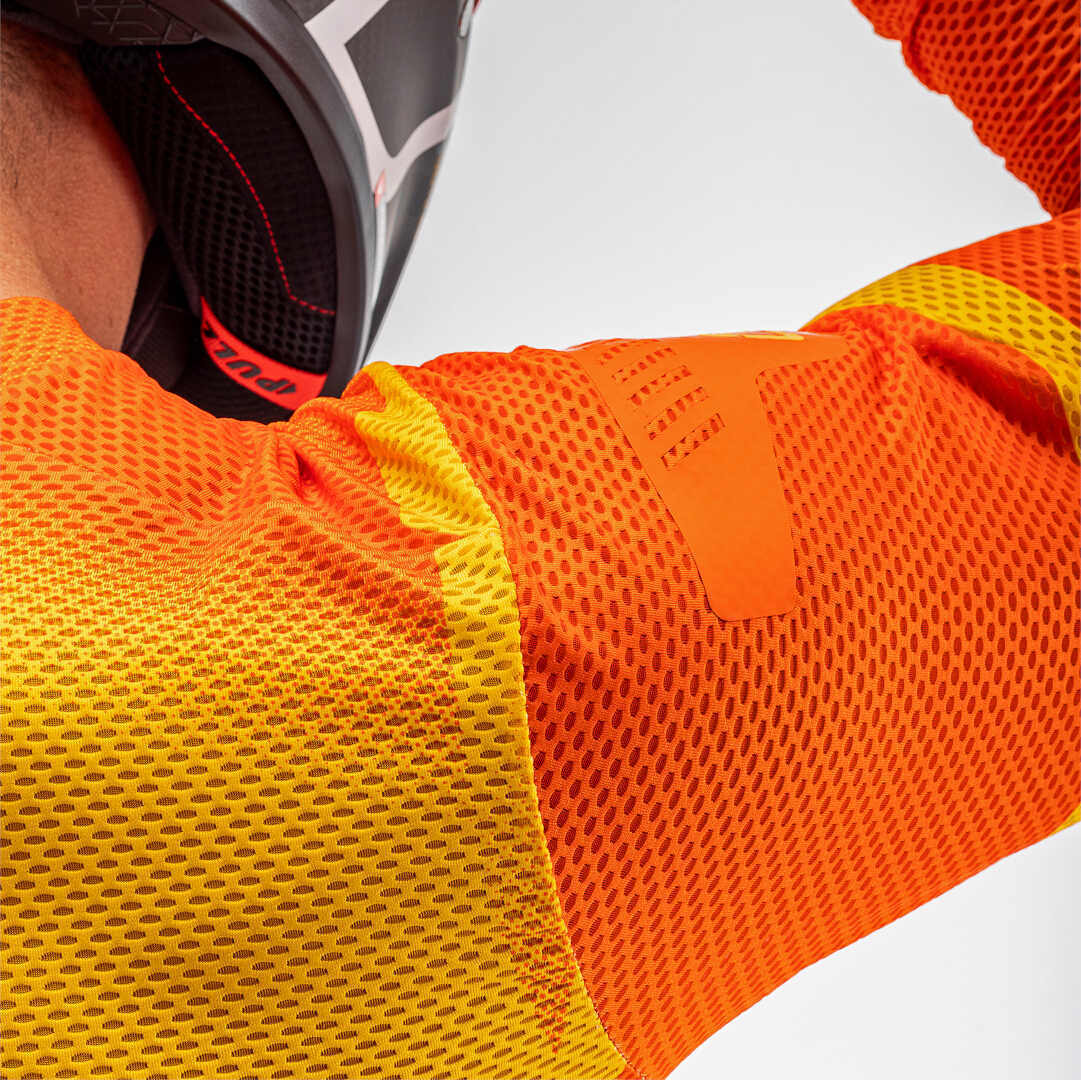 Leatt 5.5 UltraWeld 2025 Motocross Jersey orange/gelb L Abbildung 6