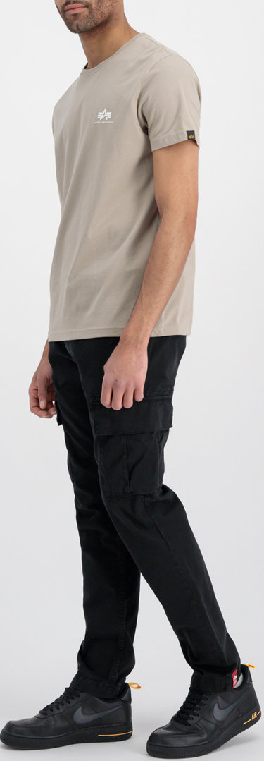 Alpha Industries Basic T Small Logo T-Shirt sand S Abbildung 4