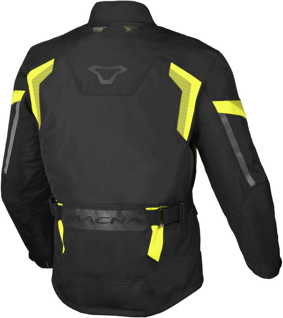 Macna Vaulture waterproof Motorcycle Textile Jacket black/yellow XL Figure 2