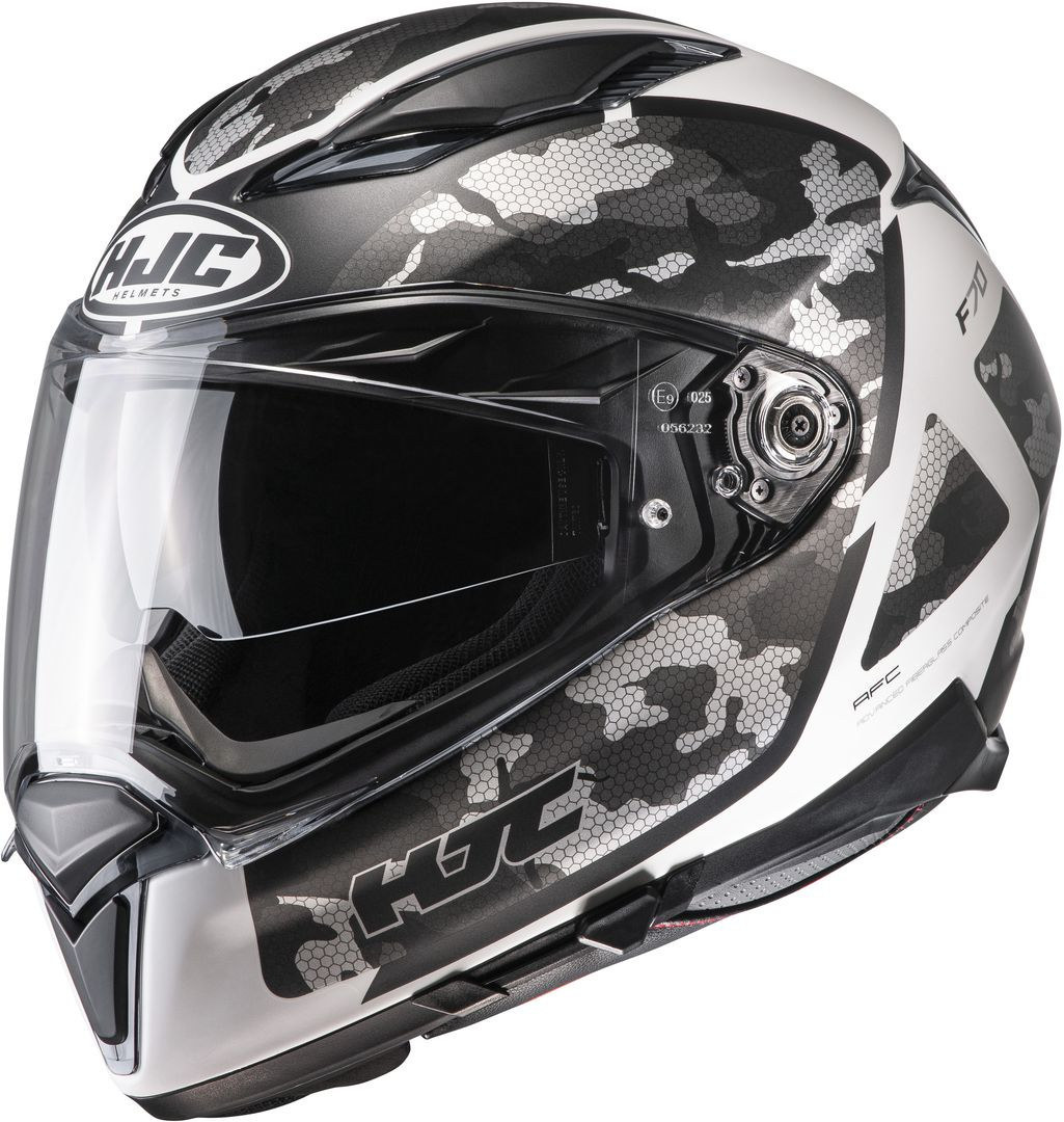 HJC F70 Katra Hjälm Snövitt kamouflage XS (53/54) Figur 1