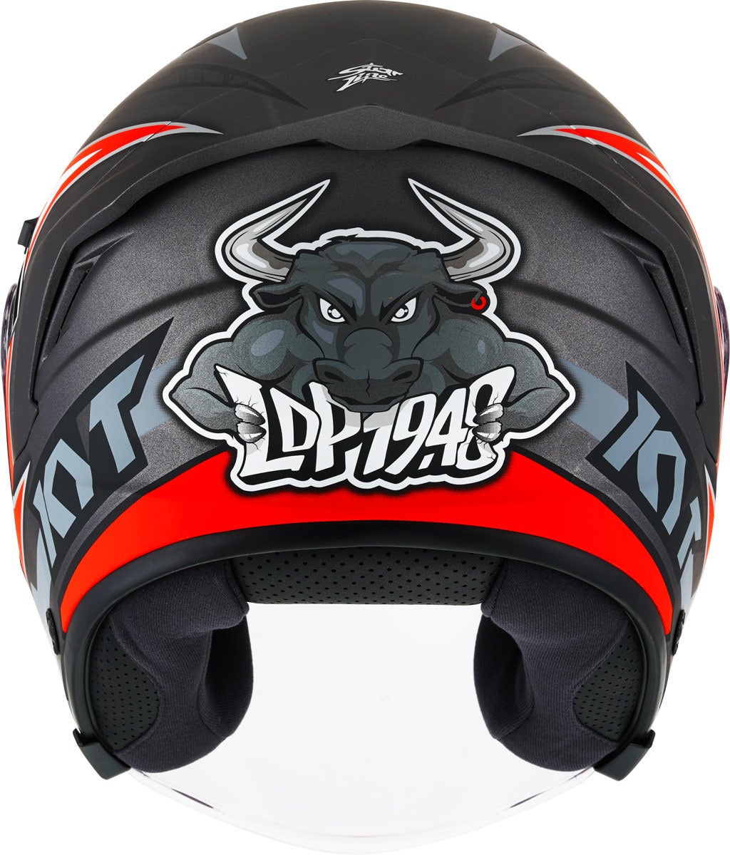 KYT NF-J Attitude Capacete a jato preto/vermelho M (57/58) Figura 4