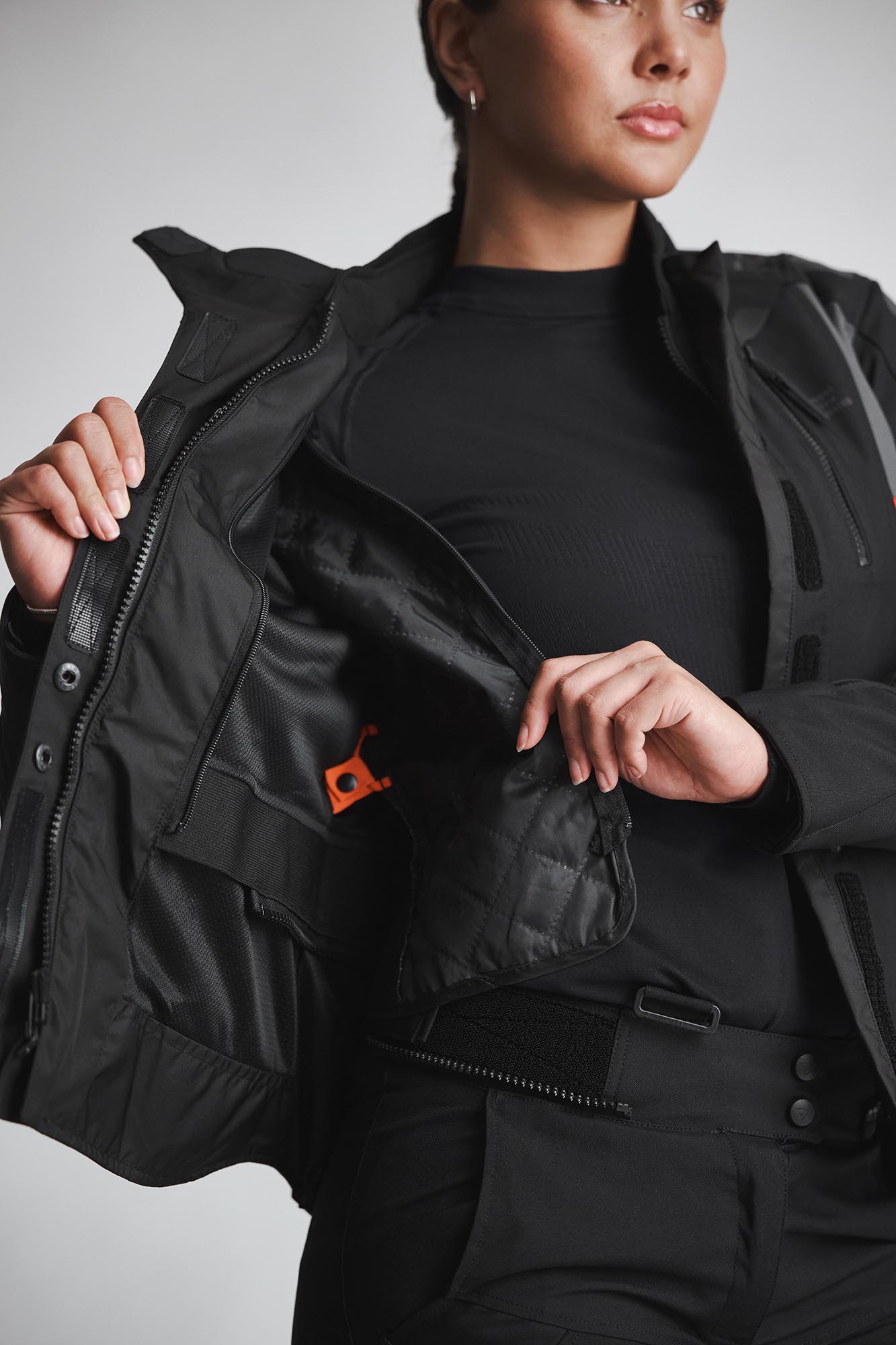Modeka Striker III Damen Motorrad Textiljacke schwarz 48 Abbildung 7