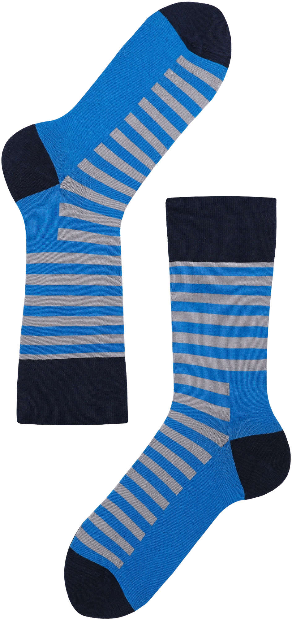 Lenz Think About Stripes Calzini - Confezione da 2 45-47 Figura 1
