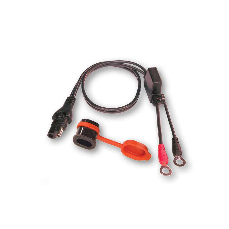 OPTIMATE Wasserdichtes Ösenkabel SAE-Stecker (No.11), M8, 10A max. Figura 1