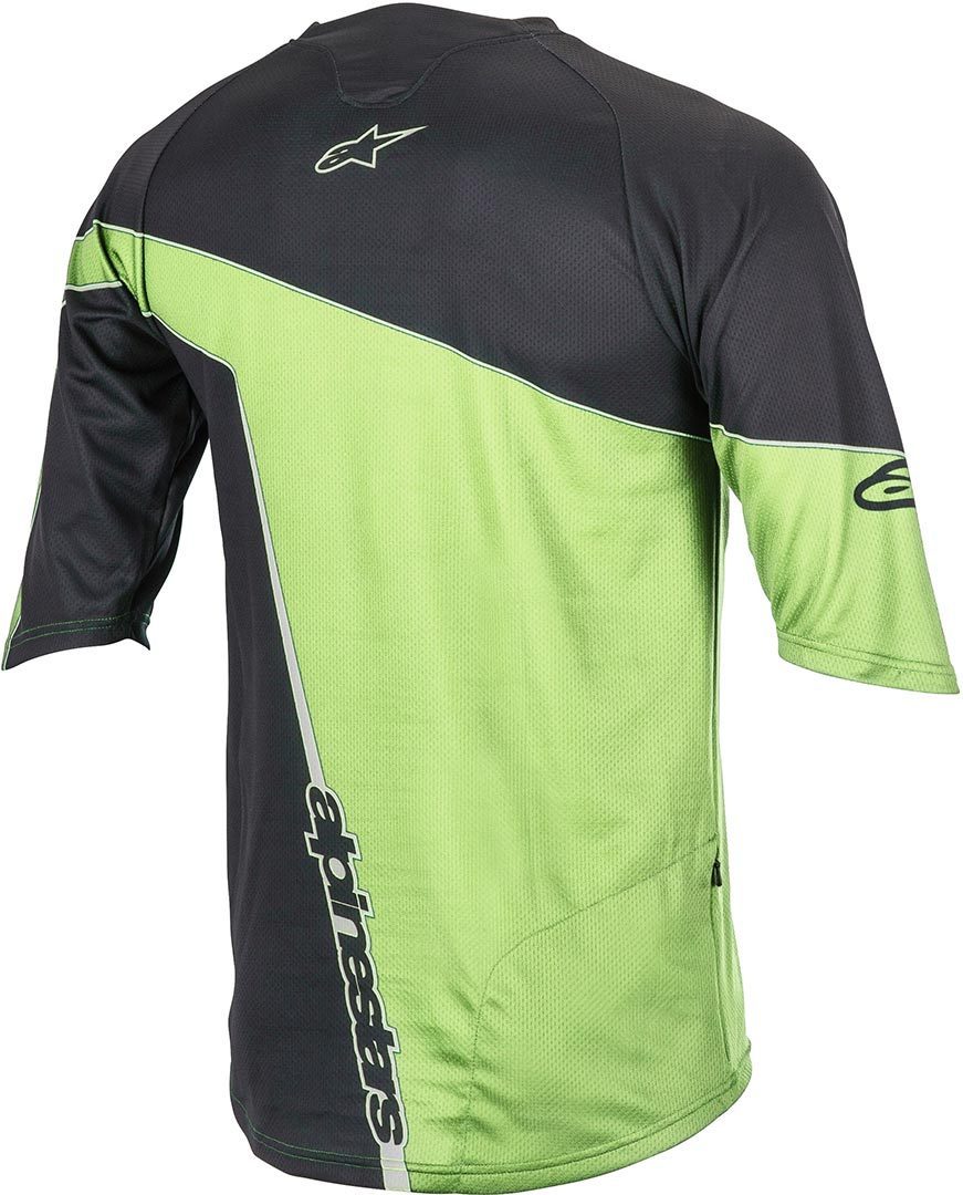 Alpinestars Crest 3/4 Fiets Shirt zwart/groen M Figuur 2