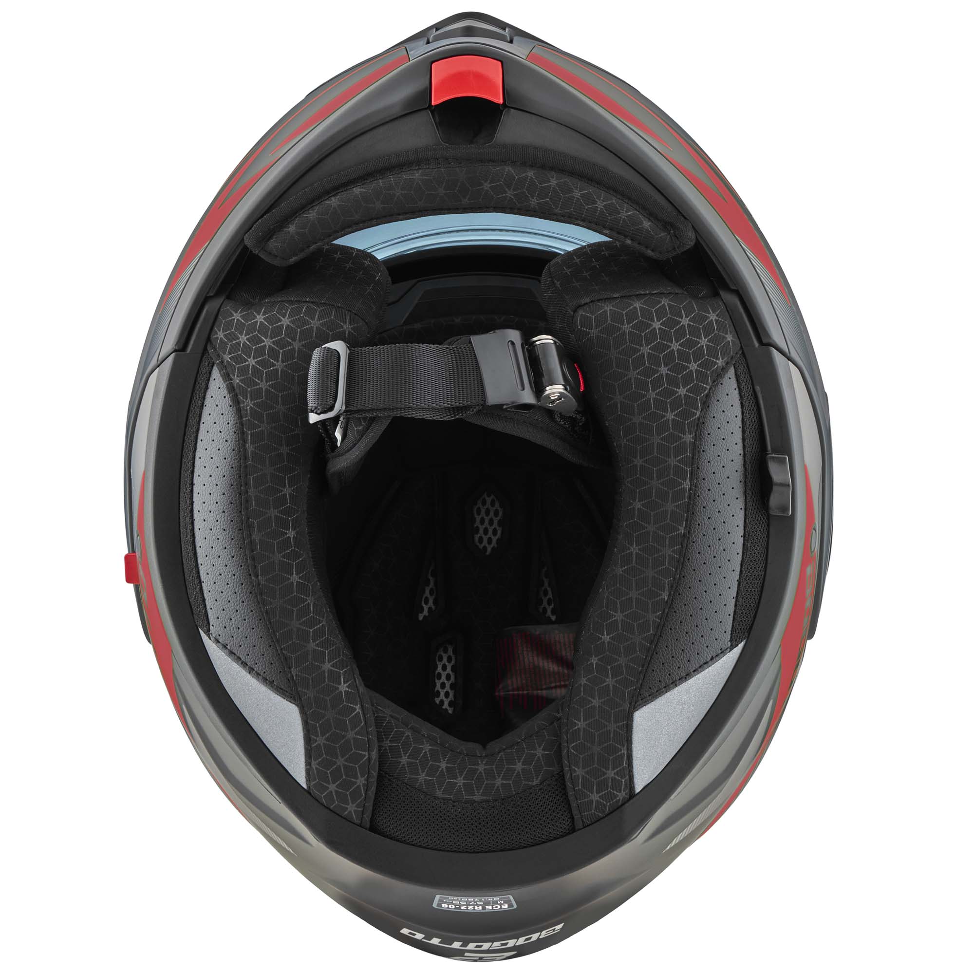 Bogotto FS-X600 Atyr Cască Negru mat/gri/roșu M Figura 8