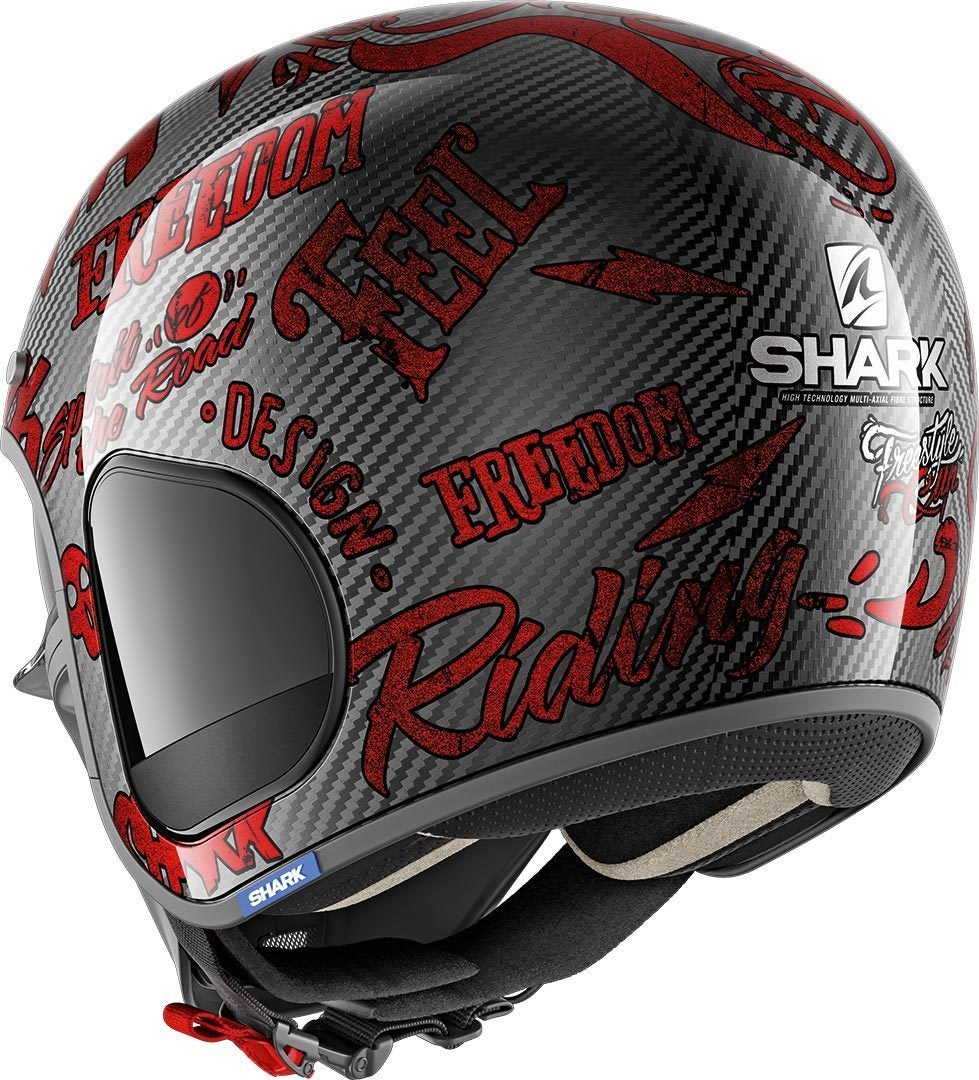 Shark-S-Drak Freestyle Cup Jethelm rot S (55/56) Abbildung 2