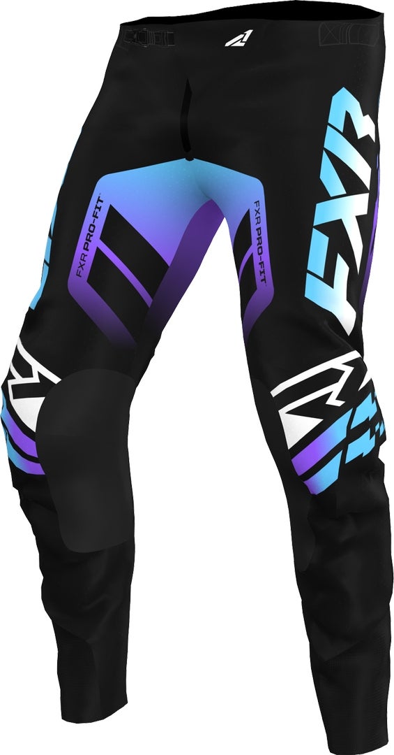 FXR Revo Comp Motocross bukser sort/lilla 36 Figur 1