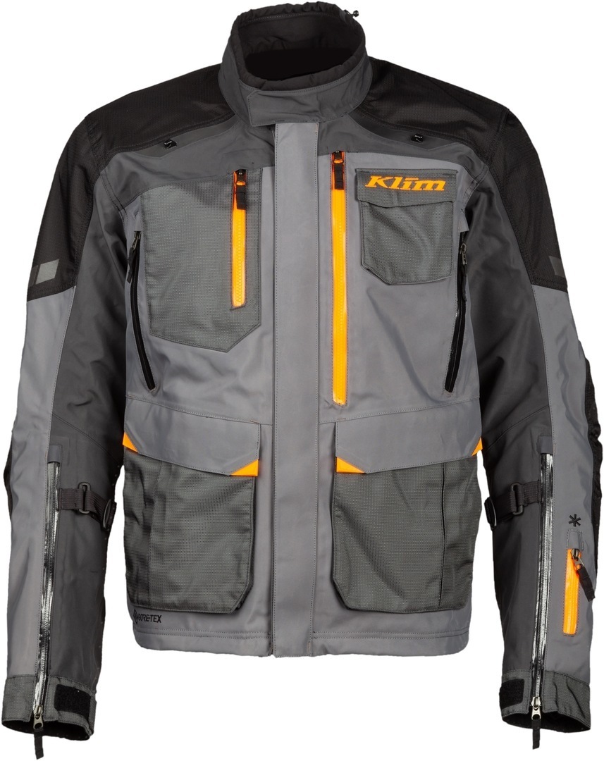 Klim Carlsbad Gore-Tex Motorrad Textiljacke dunkelgrau/hellgrau L Abbildung 5