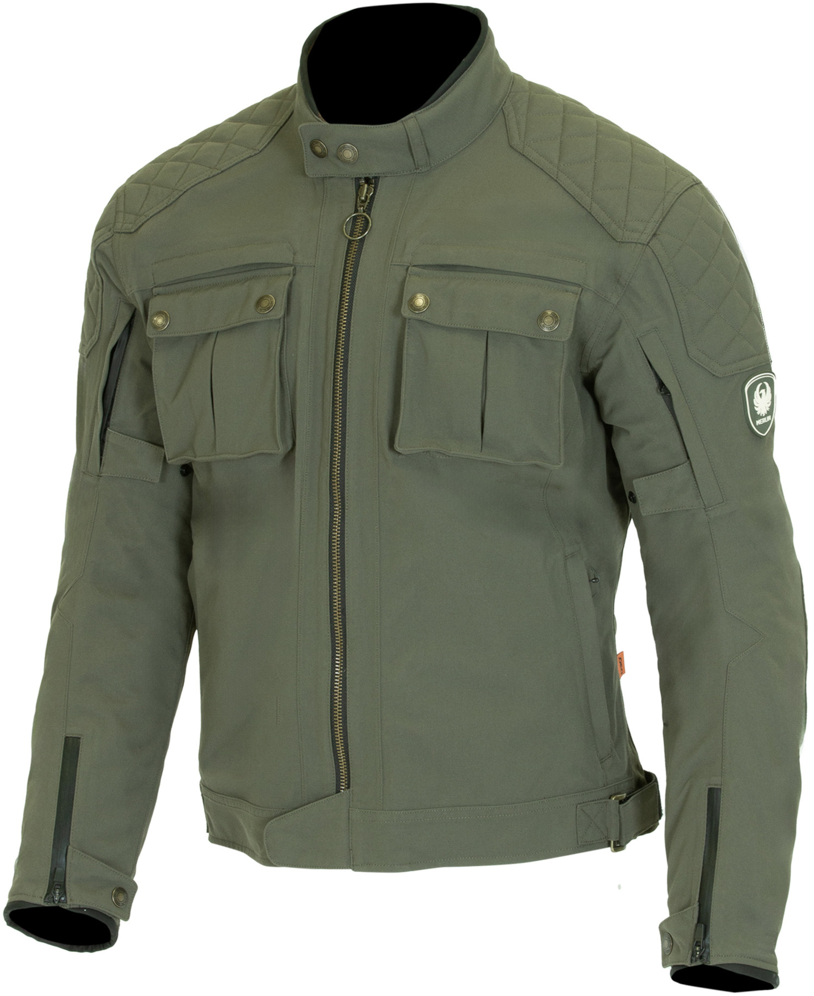 Merlin Coplow Eco D30 laminated Motorcycle Textile Jacket green 4XL Figure 1