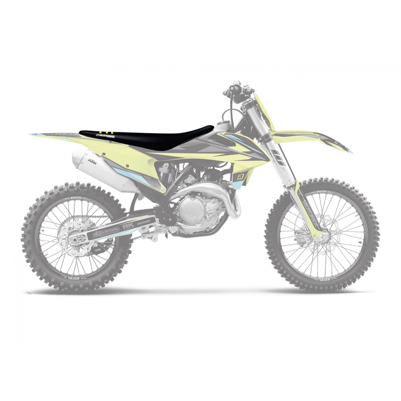 Mierla Husă stealth galbenă pentru scaun - KTM SX/SX-F Figura 3