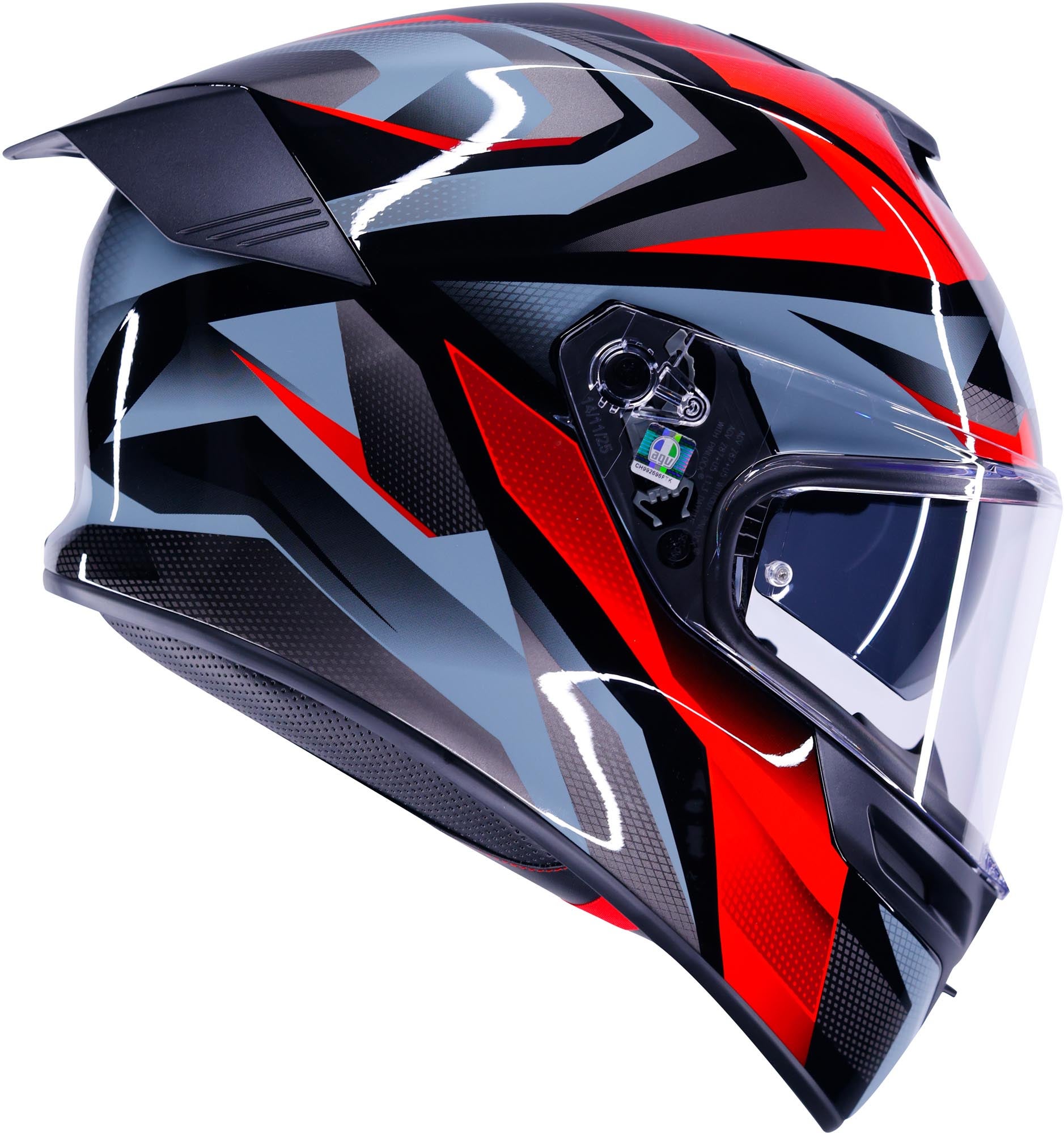 AGV K5 Munor Helm schwarz/rot XXL (63/64) Abbildung 3