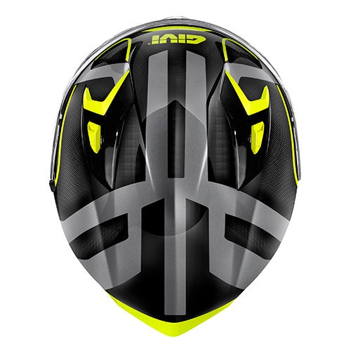 GIVI 50.8 Brave Casco nero opaco/titanio/giallo S Figura 4