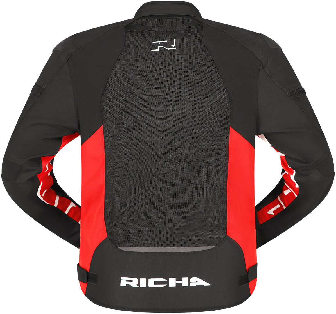 Richa Stradale Mesh Motorcycle Textile Jacket black/red L Figure 3