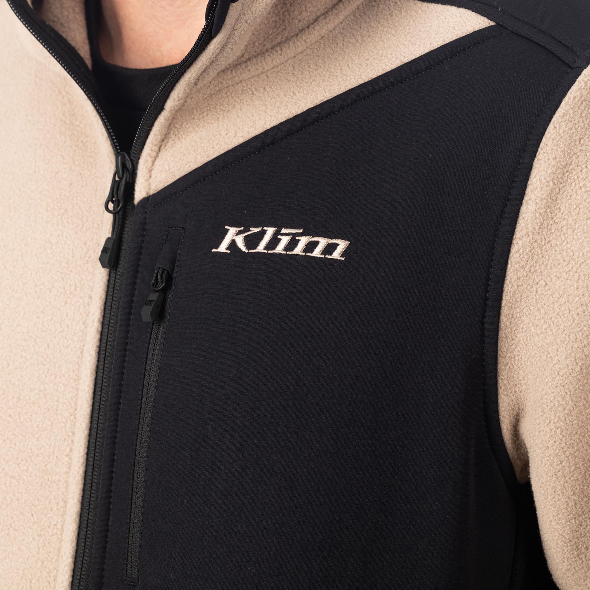 Side view of Klim Teton Crest Fleece Hooded Jacket