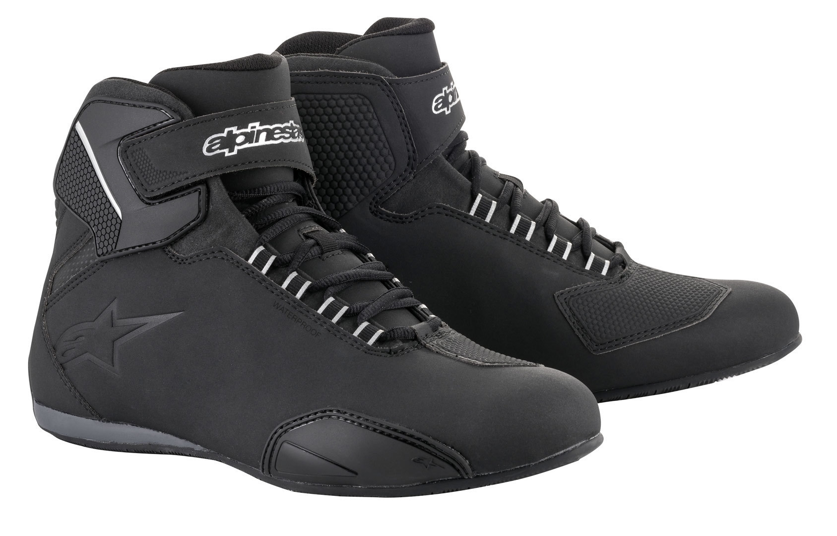 Alpinestars Sektor Pantofi de motocicletă impermeabili negru 38 Figura 1