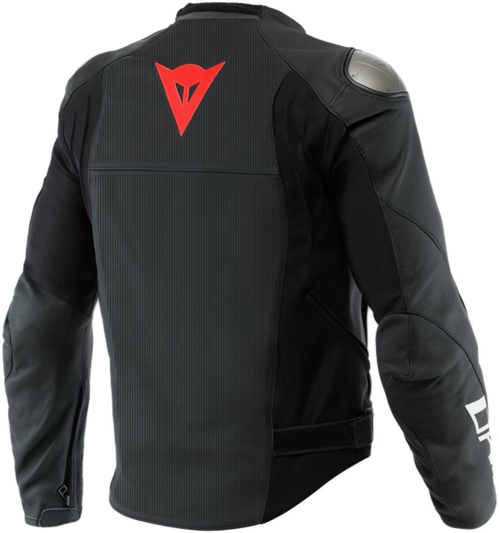 Dainese Sportiva Jaqueta de couro de motocicleta perfurada preto 48 Figura 2