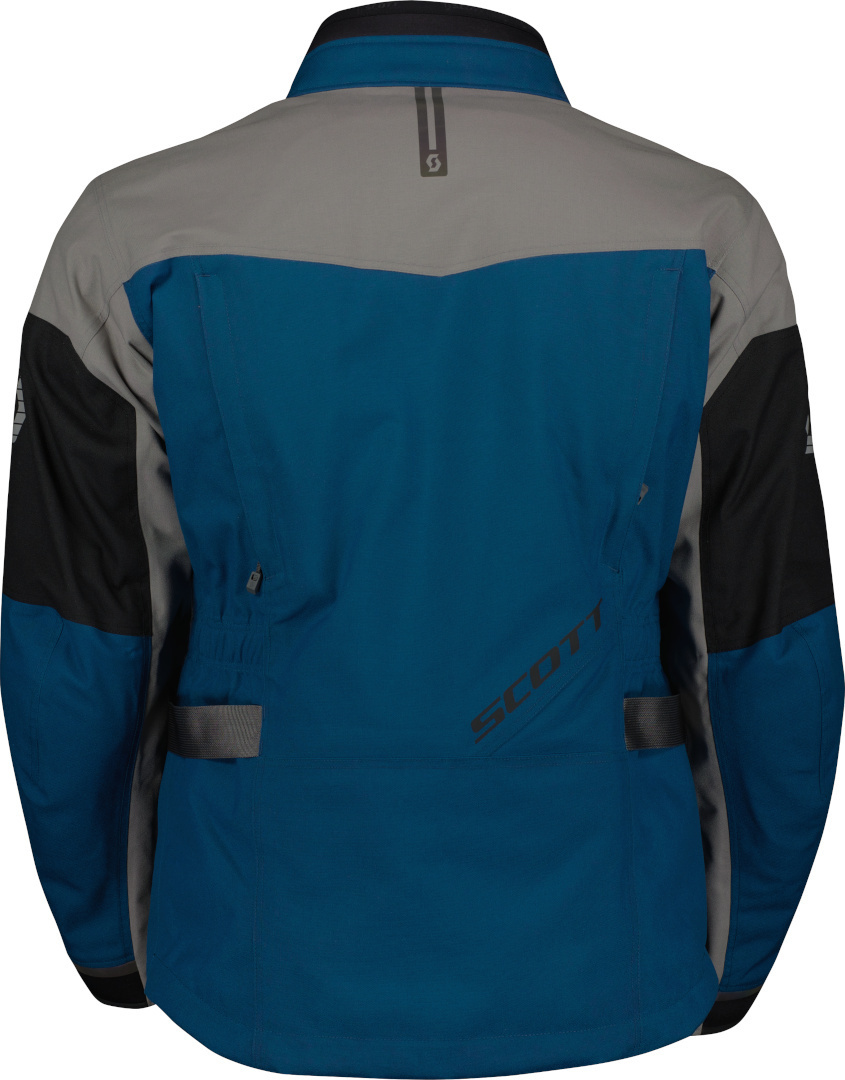 Scott Voyager Dryo waterproof Motorcycle Textile Jacket blue/grey L Figure 3