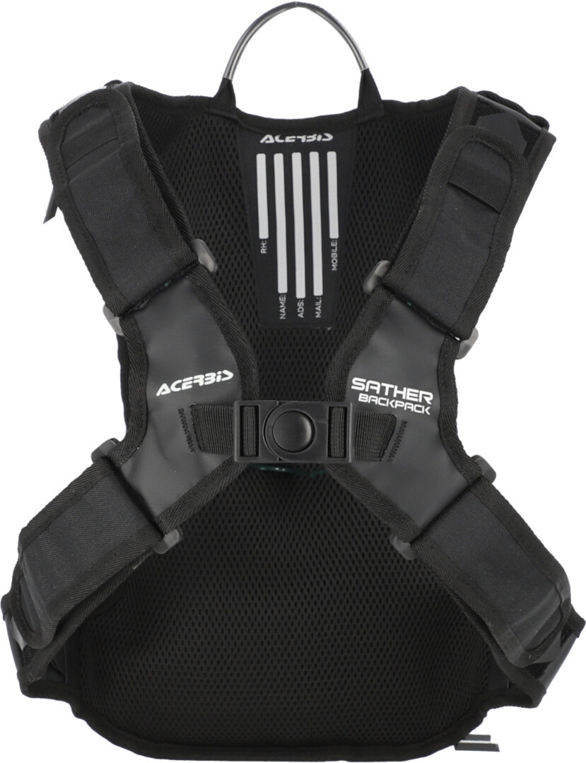 Acerbis Sather Logo 9L Rucsacul de hidratare alb/negru Figura 3