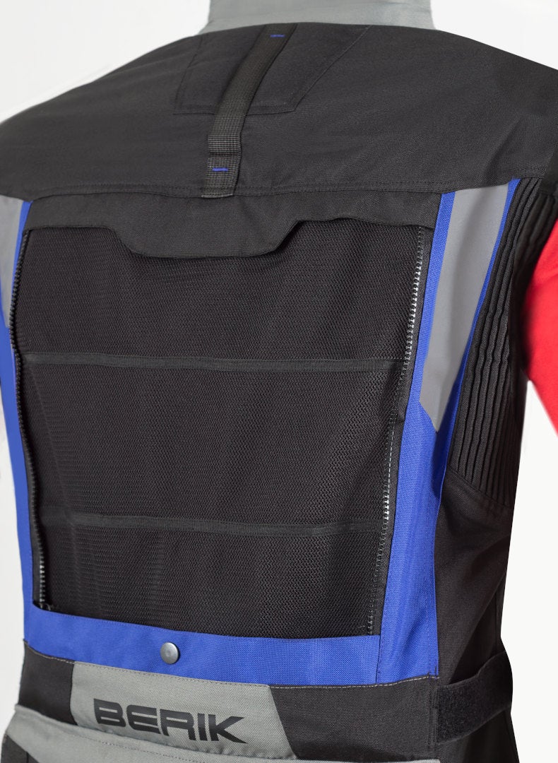 Berik Dakota waterproof 3in1 Motorcycle Textile Jacket black/grey/blue 58 Figure 7