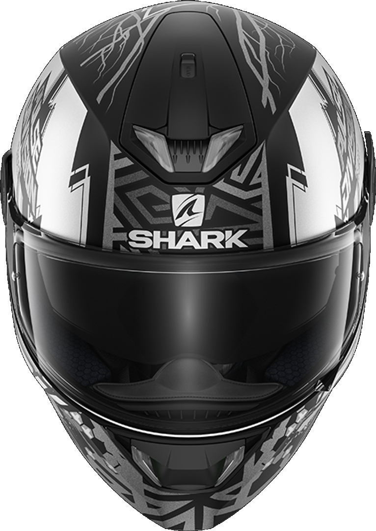 Shark Skwal 2.2 Noxxys Přilba černá matná/šedá L (59/60) Obrázek 2