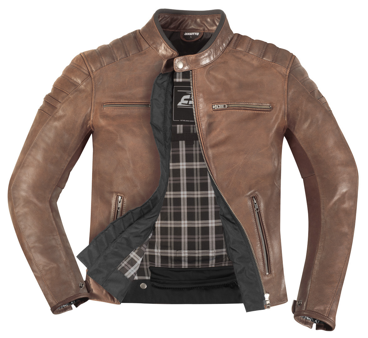 Bogotto B-Nimble Motorcycle Leather Jacket brown 60 Figure 4