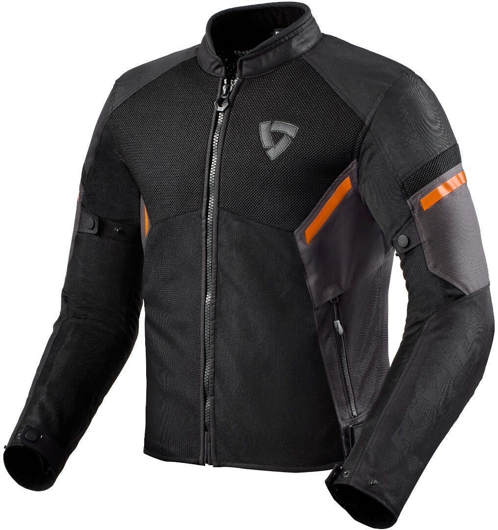 Revit GT-R Air 3 Motorcycle Textile Jacket black/orange M Figure 1