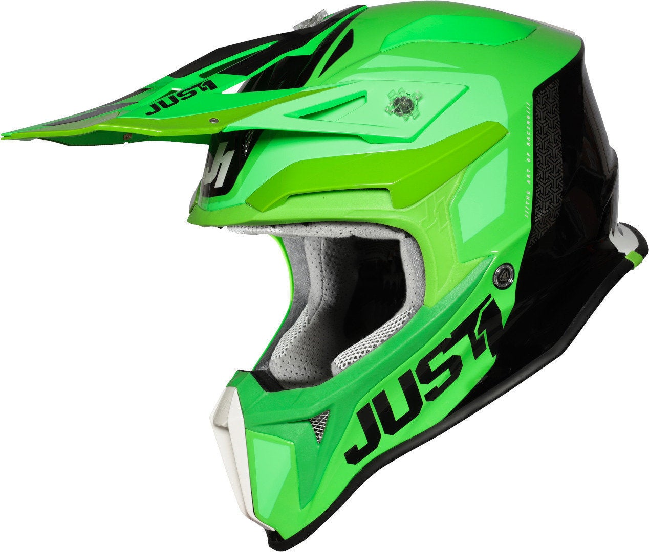 Just1 J18 Pulsar Casco motocross Verde/Nero L (59/60) Figura 1