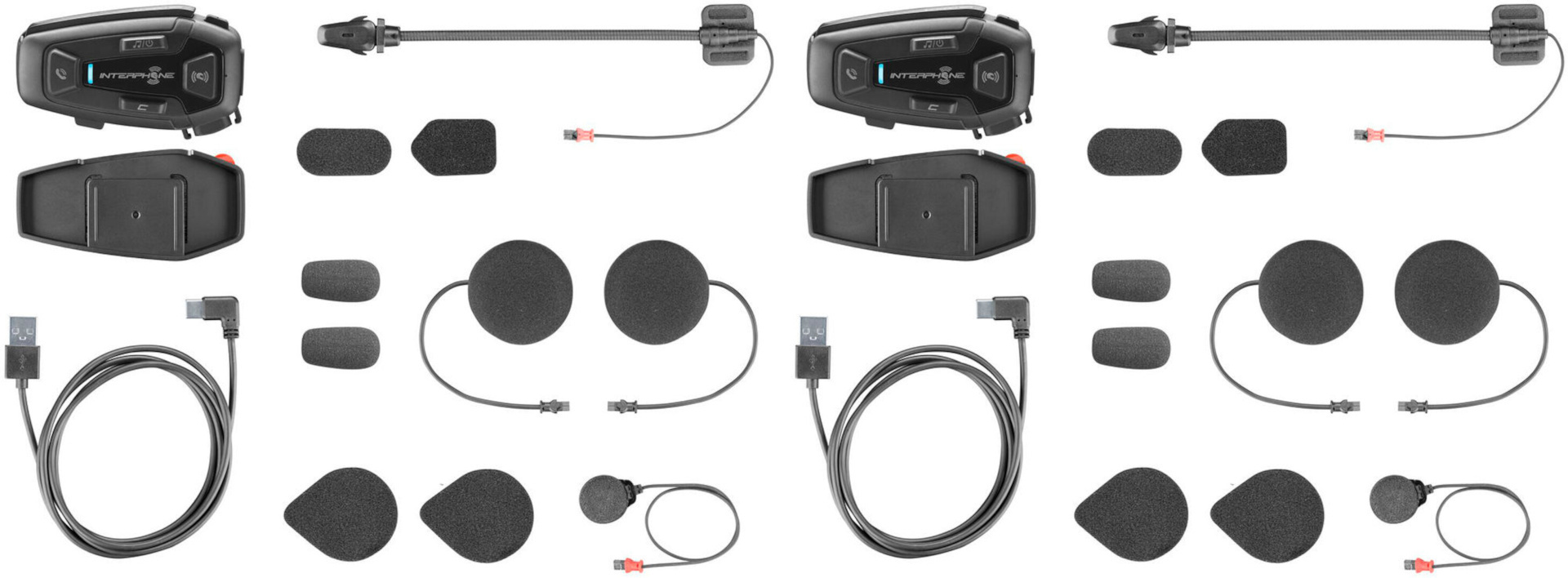 Interphone U-COM 8R Sistem de comunicații Double Set Figura 6