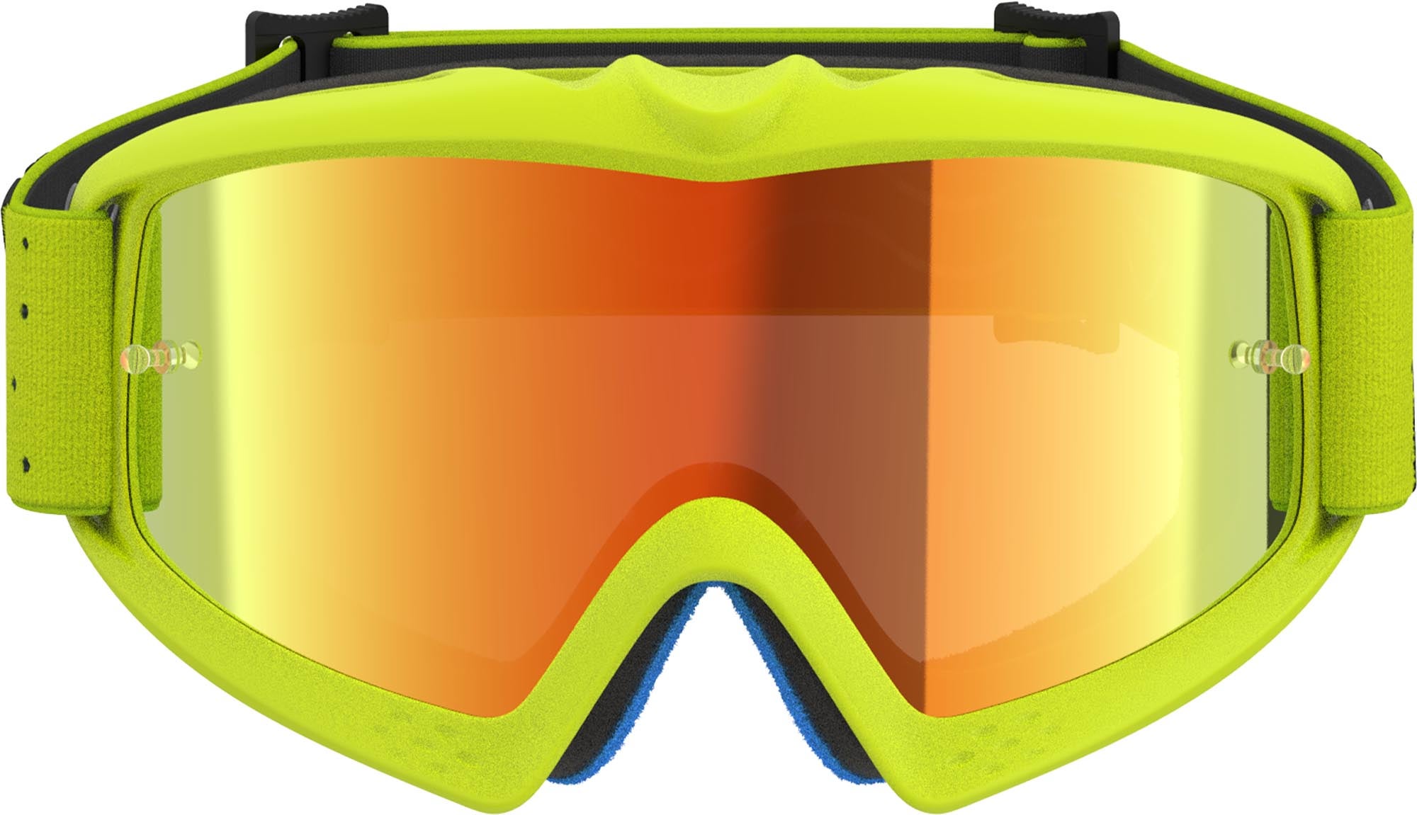 Alpinestars Vision Vesta Mirror Jeugd Motocross-bril neon geel/zwart Figuur 4