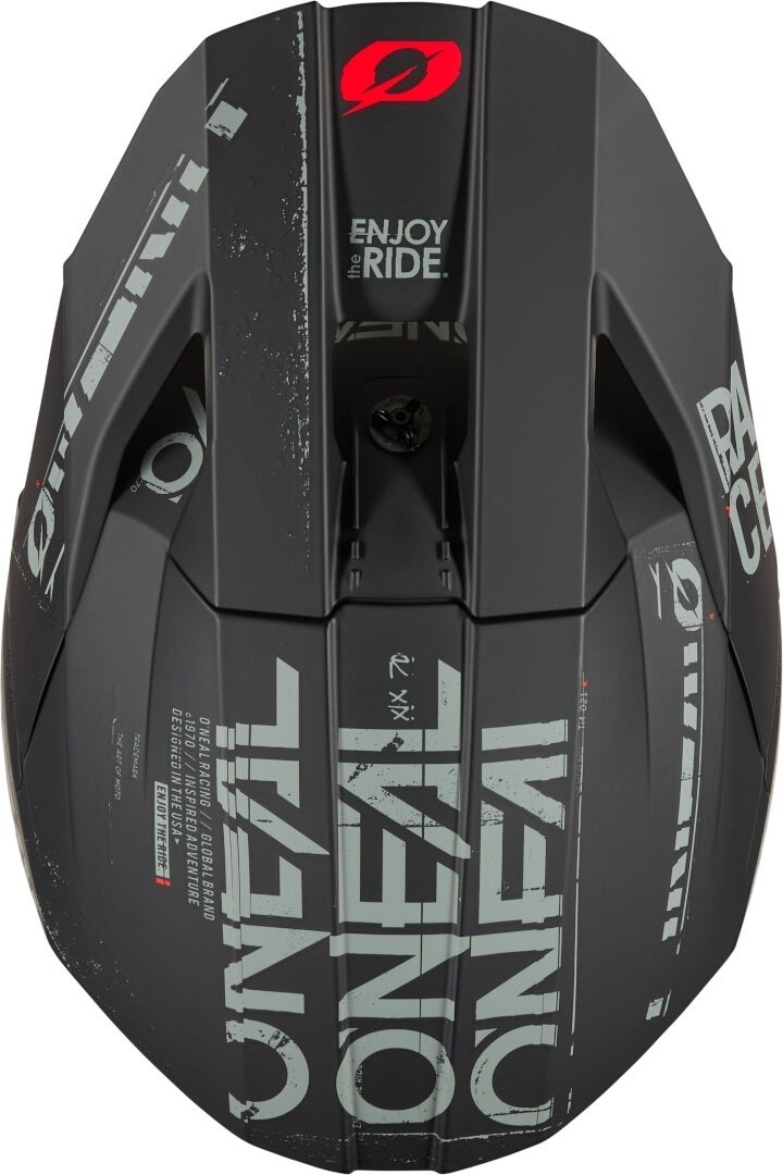 Oneal 3SRS Static Motorcross Helm Zwart mat/grijs 2XL Figuur 7