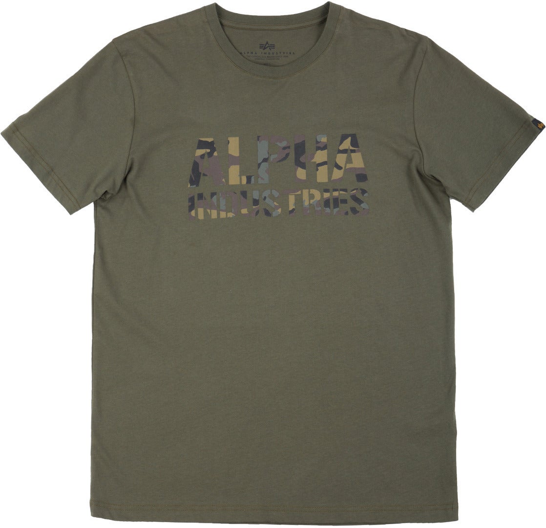 Alpha Industries Camo Print Tričko šedá 3XL Obrázek 5