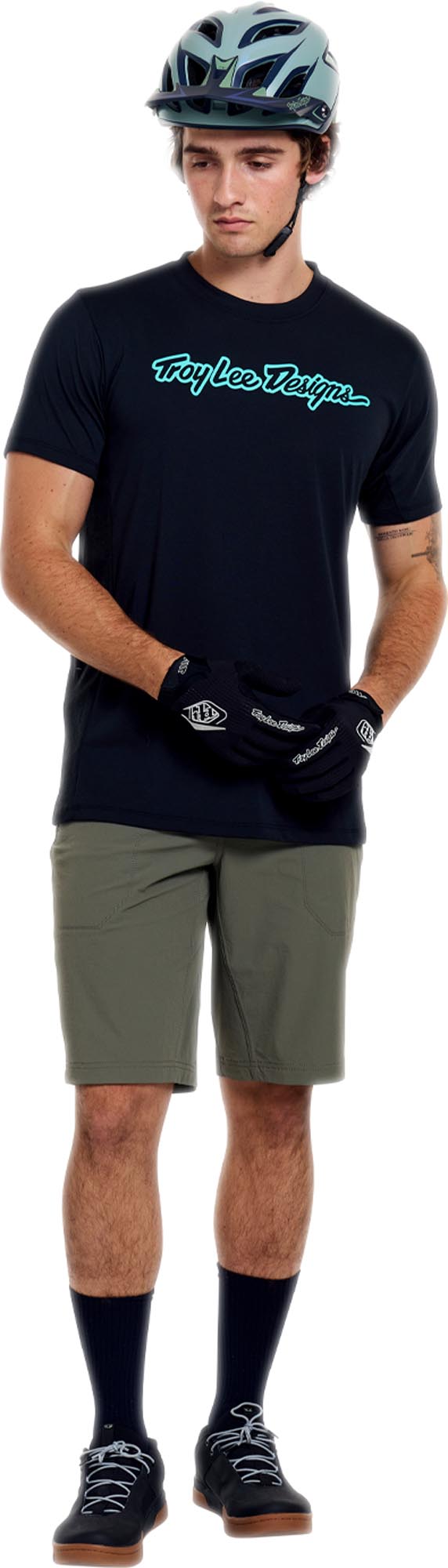 Troy Lee Designs Skyline Trail Mono Short de vélo Vert/kaki 34 Figure 14