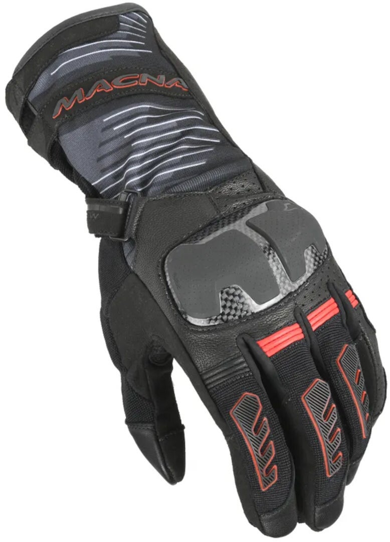 Macna Tempo 2.0 Motorcykel handsker sort/rød L Figur 1
