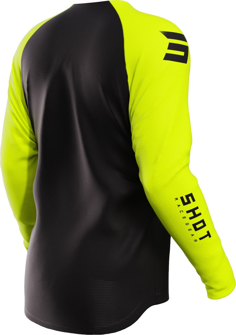 Shot Draw Escape Motocross trøje sort/neon S Figur 2