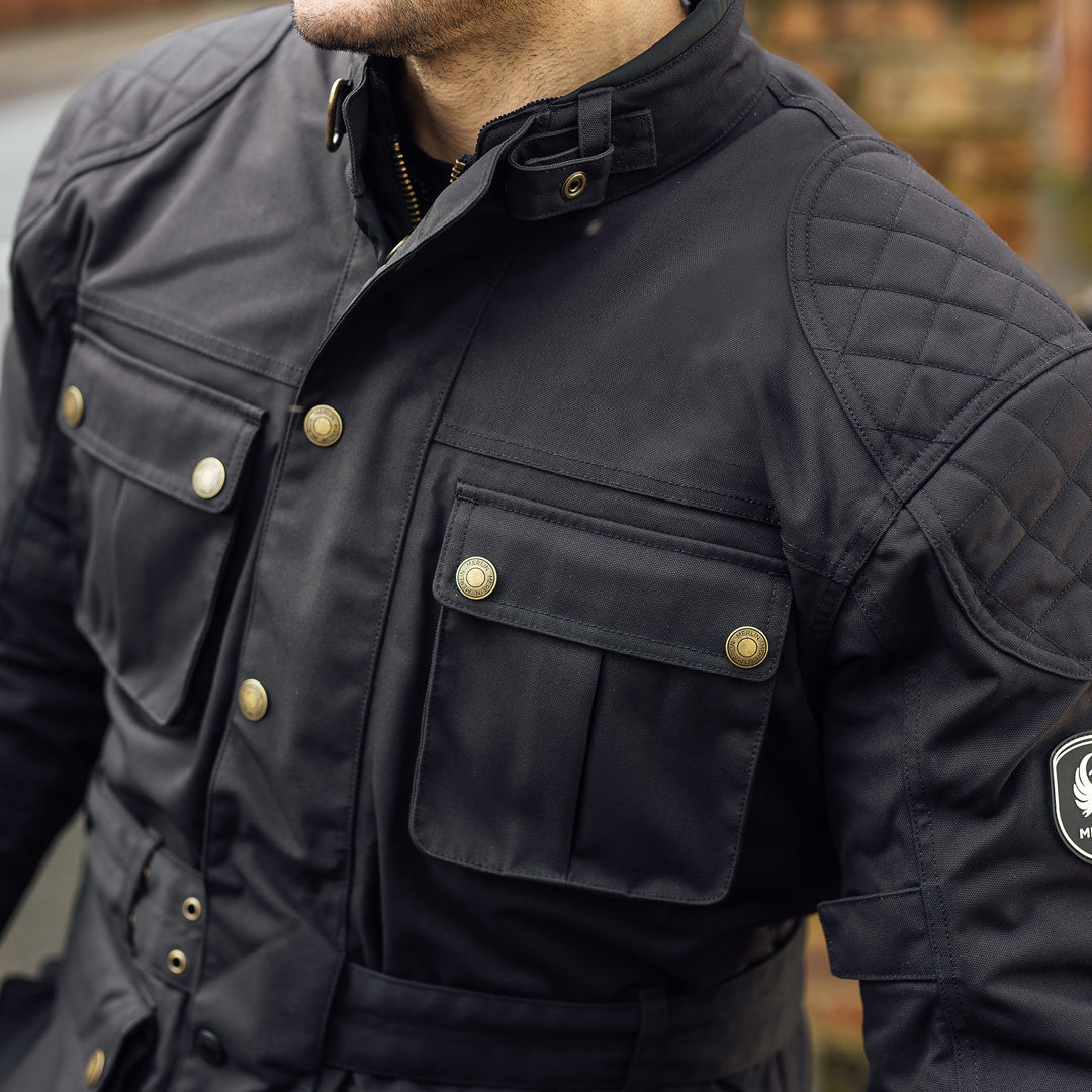 Merlin Burslem Eco Laminated Motorcycle Textile Jacket black L Figure 4