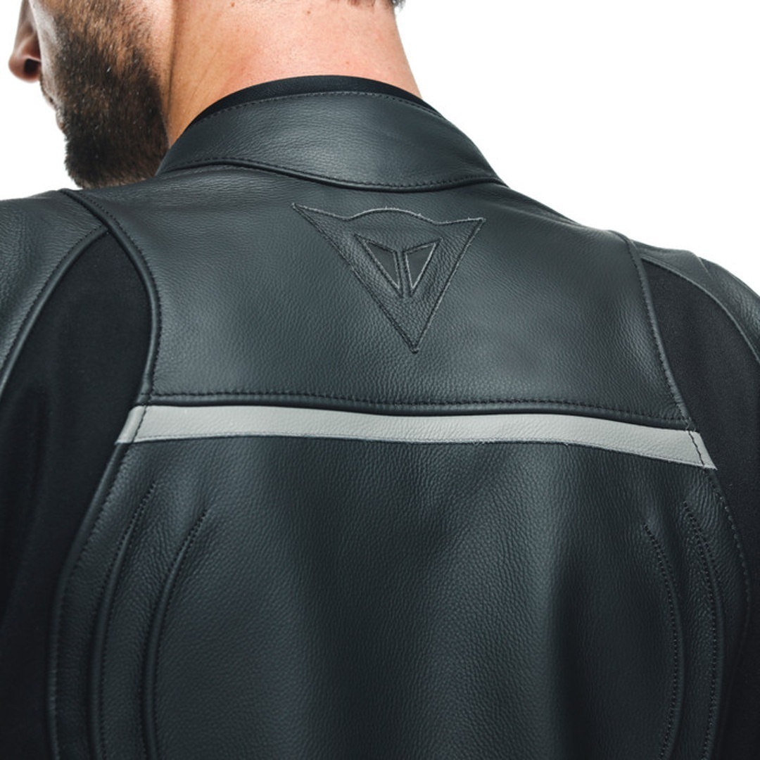 Dainese Racing 4 Motorcycle Leather Jacket black/red 52 Figure 3