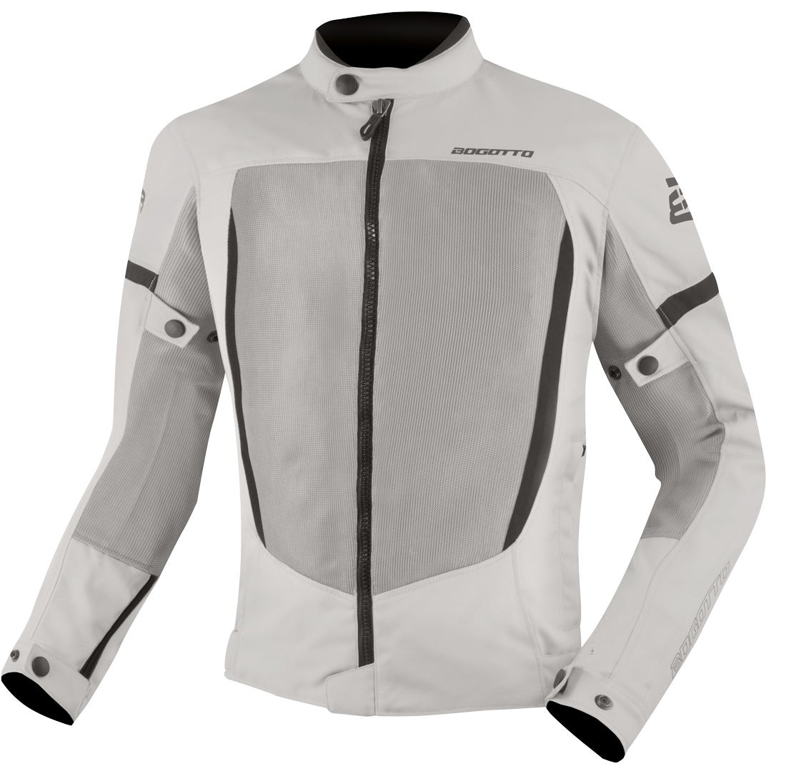 Bogotto Alastor Air Mesh Motorcycle Textile Jacket grey 5XL Figure 1
