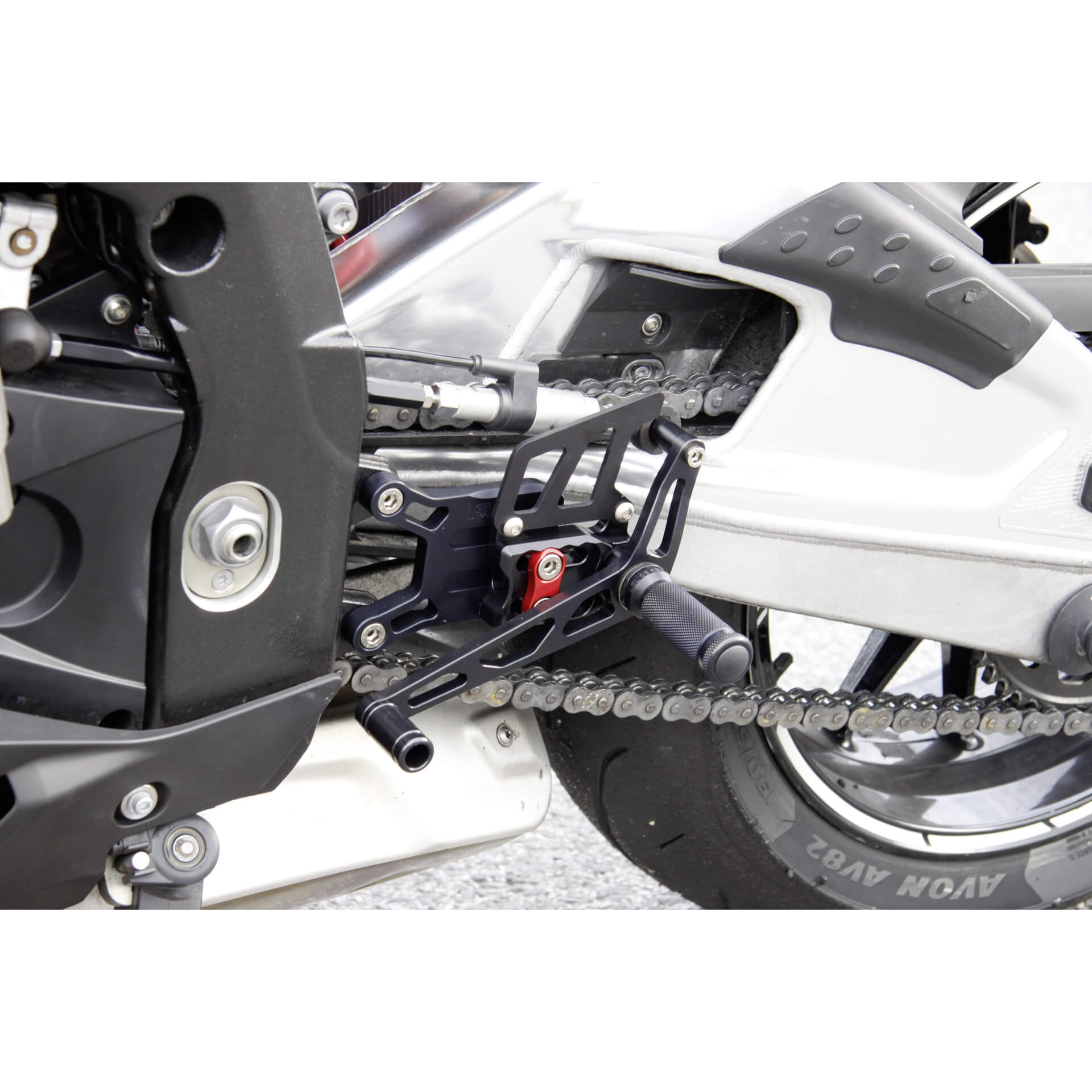 LSL Ersatzteil 2-Slide Fußrastenanlage 118B040, BMW S 1000 RR 09- Växlande sida Figur 1