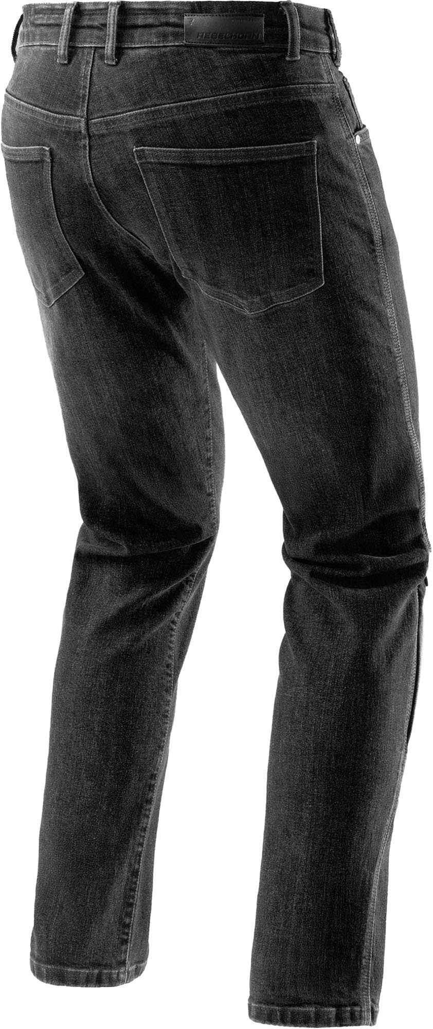 Rebelhorn Classic Motorcykeljeans Sort udvasket 38/32 Figur 2