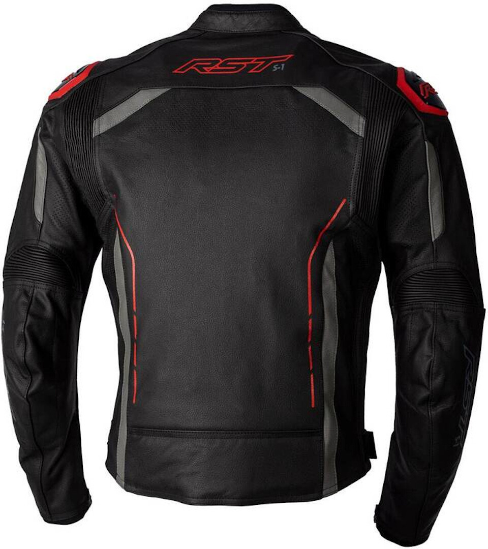 RST S1 Motocyklová kožená bunda Černá/červená 50 Obrázek 2