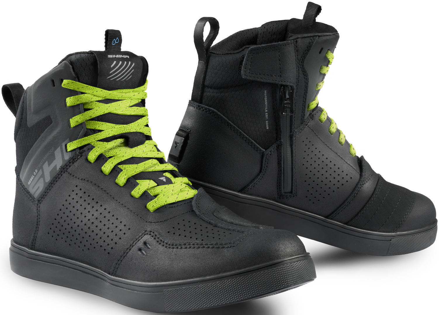 SHIMA Rebel 2.0 perforé imperméable Chaussures de moto 42 Figure 4