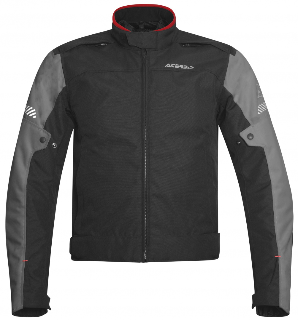 Acerbis Discovery Ghibly Motorcycle Textile Jacket black/grey M Figure 3
