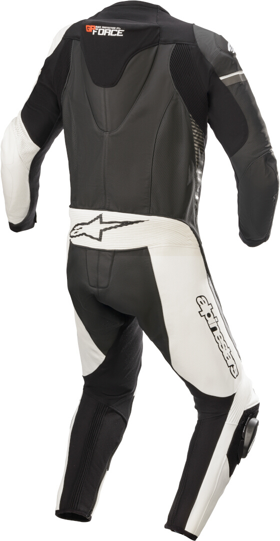 Alpinestars GP Force Phantom 1-Teiler Motorrad Lederkombi schwarz/weiß/grau 62 Abbildung 2